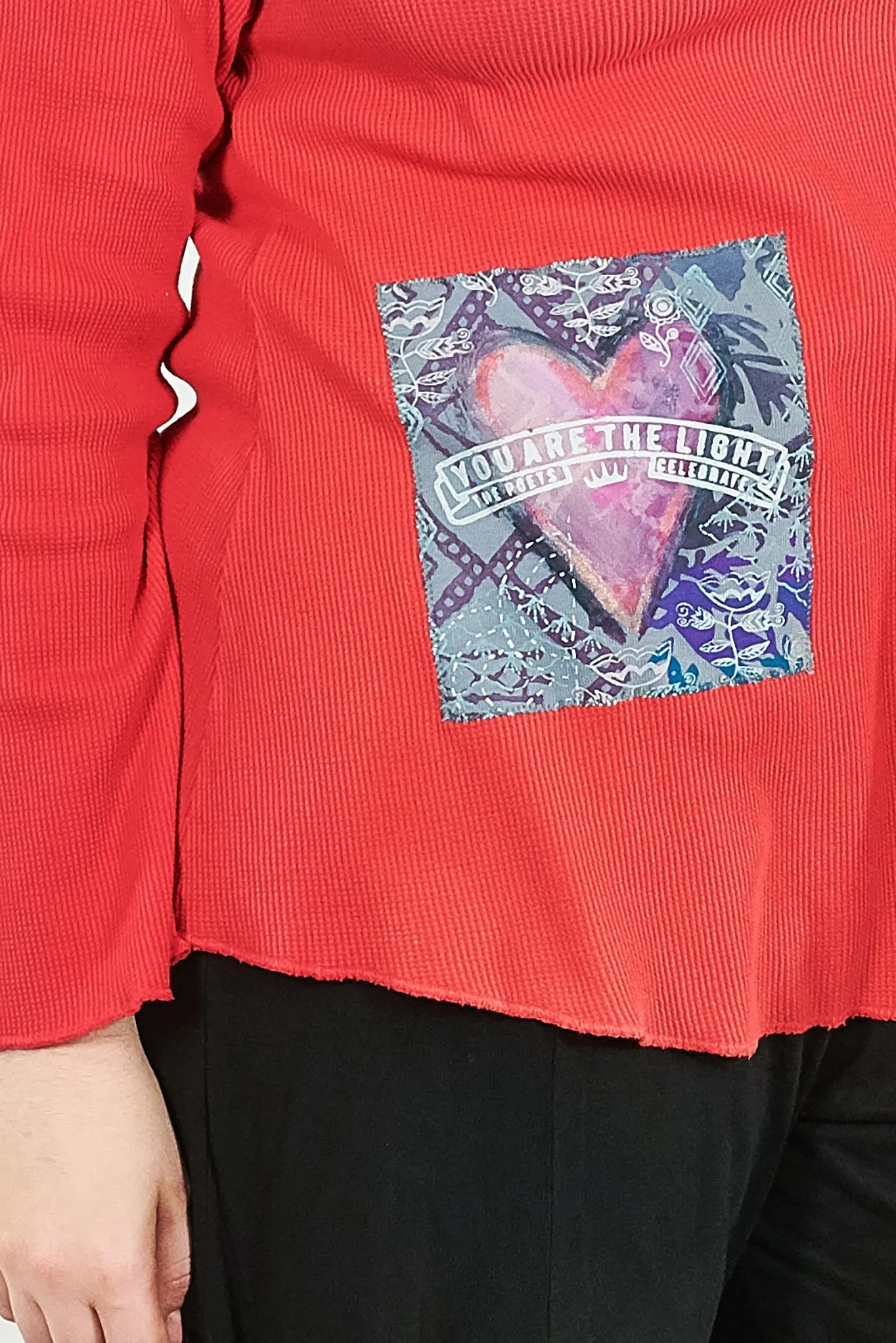 1231 Sweetheart Thermal A-Line Top
