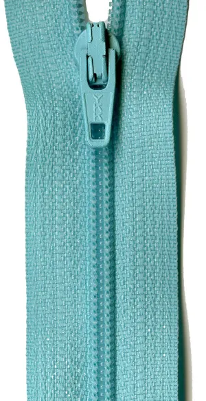 14" Zipper in Misty Teal