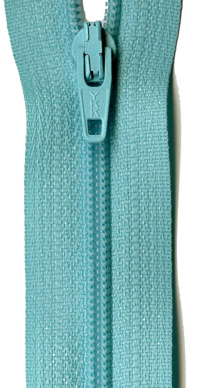 14" Zipper in Misty Teal