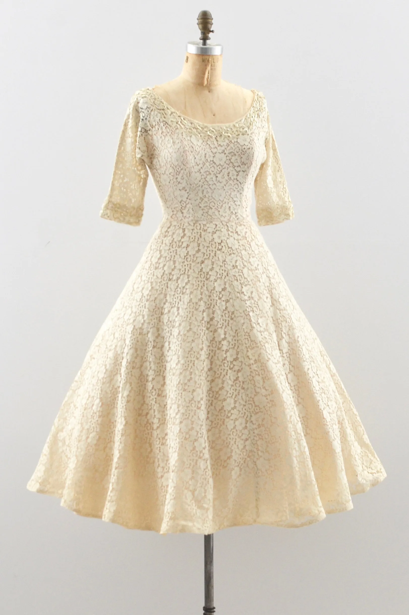 1950's Lace Dress | Small