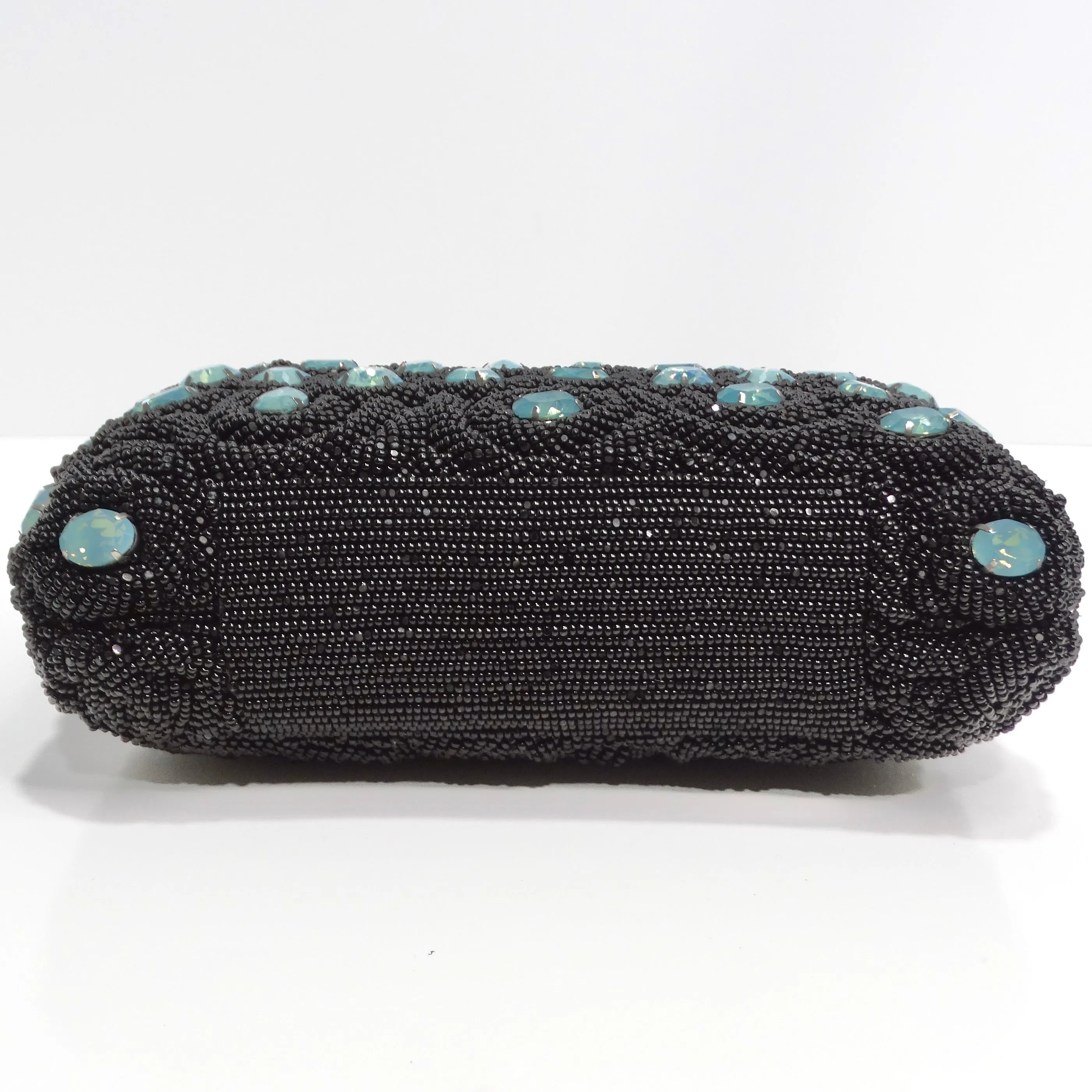 1990s Crystal Embellished Clutch Bag