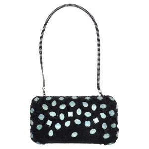1990s Crystal Embellished Clutch Bag