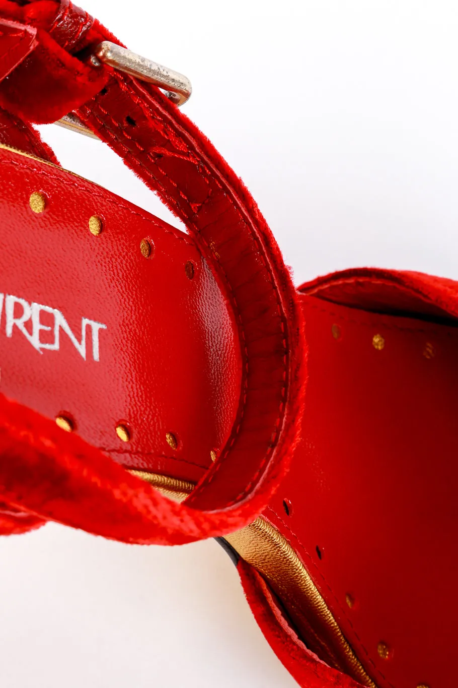 2003 F/W Cherry Velvet Sandals