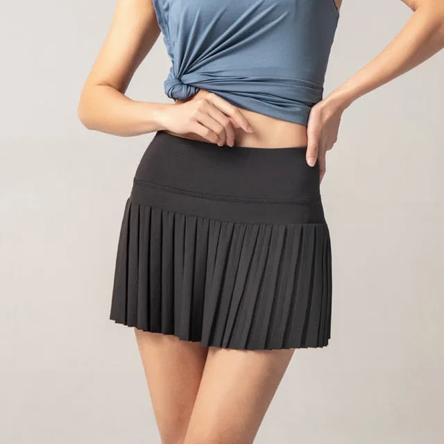 2020 Sports Skirt Tennis Yoga pilates pants Fitness short skirt badminton breathable Young women anti exposure tennis skir
