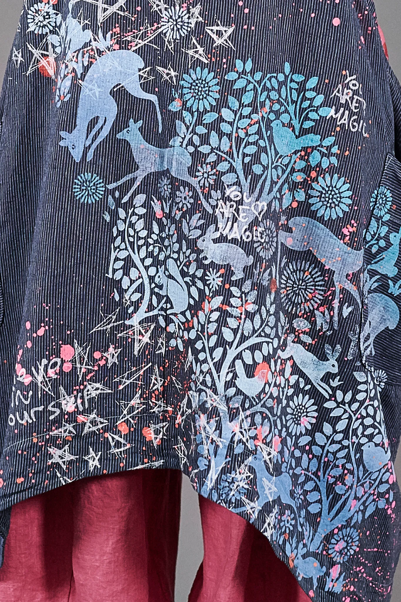6202 Juniper Apron Jumper Kingfisher/Indigo-Dreamy Forest-P