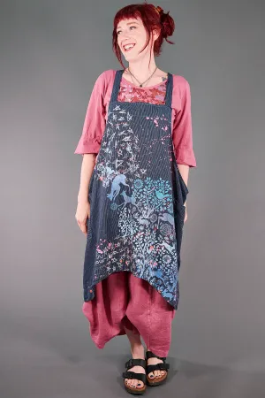 6202 Juniper Apron Jumper Kingfisher/Indigo-Dreamy Forest-P