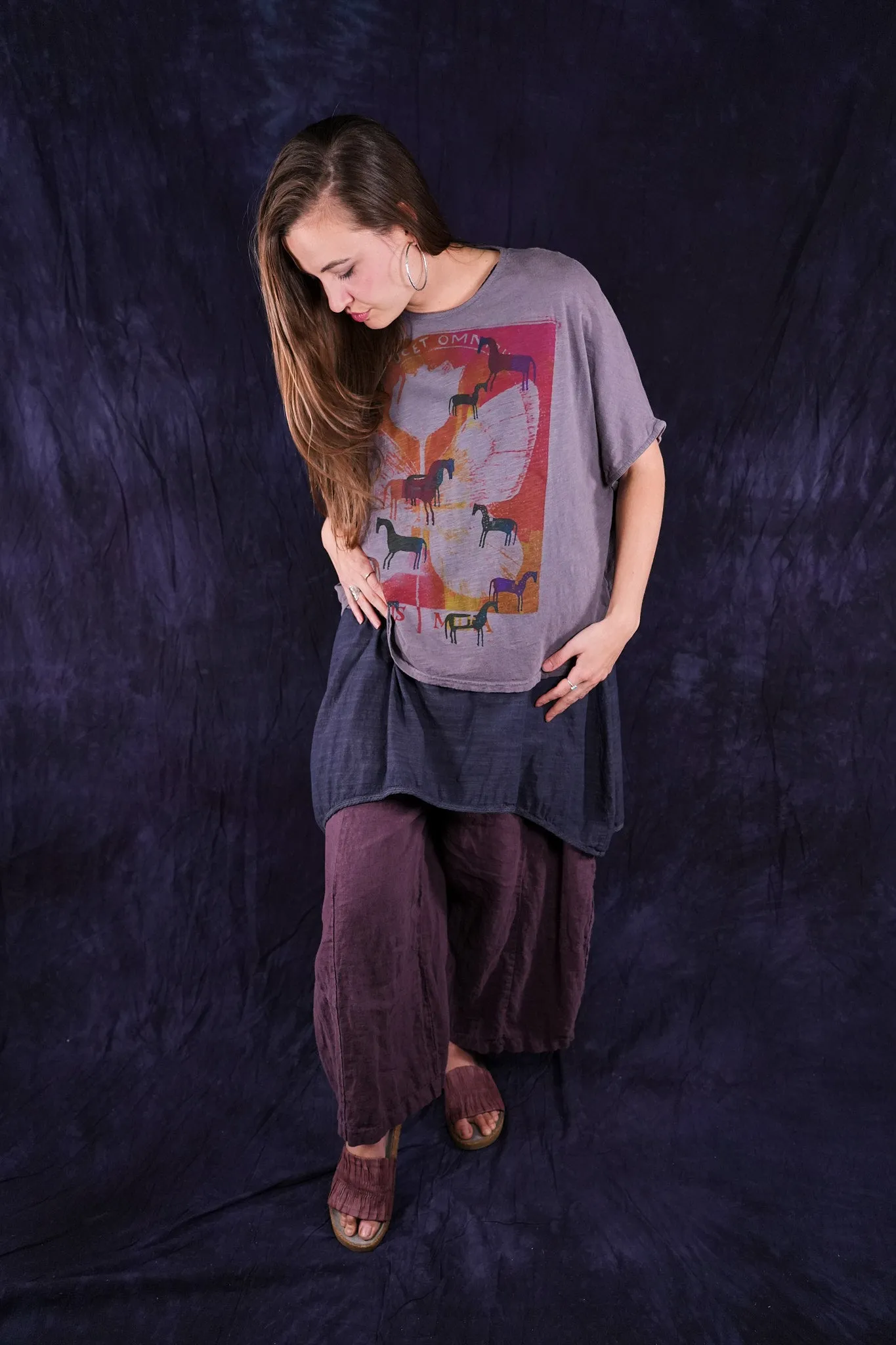 6229 Dark Denim Chambray Shift