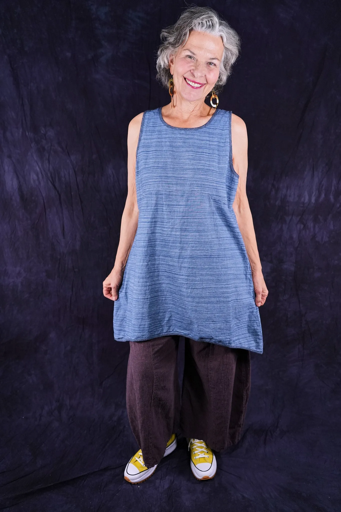 6229  Medium Denim Chambray Shift