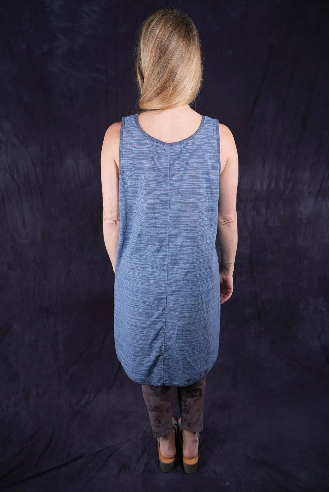 6229  Medium Denim Chambray Shift