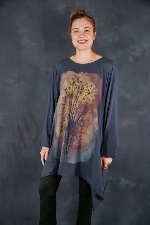 7228 Autumn A-Line Dress Blue Coal-P