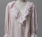 9216 Print Poet nightshirt- Final sale-No returns