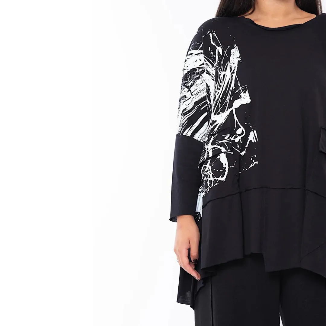 A-Line Pullover Top with Pockets