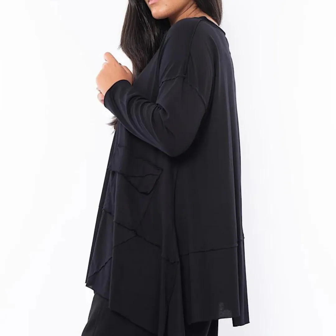 A-Line Pullover Top with Pockets