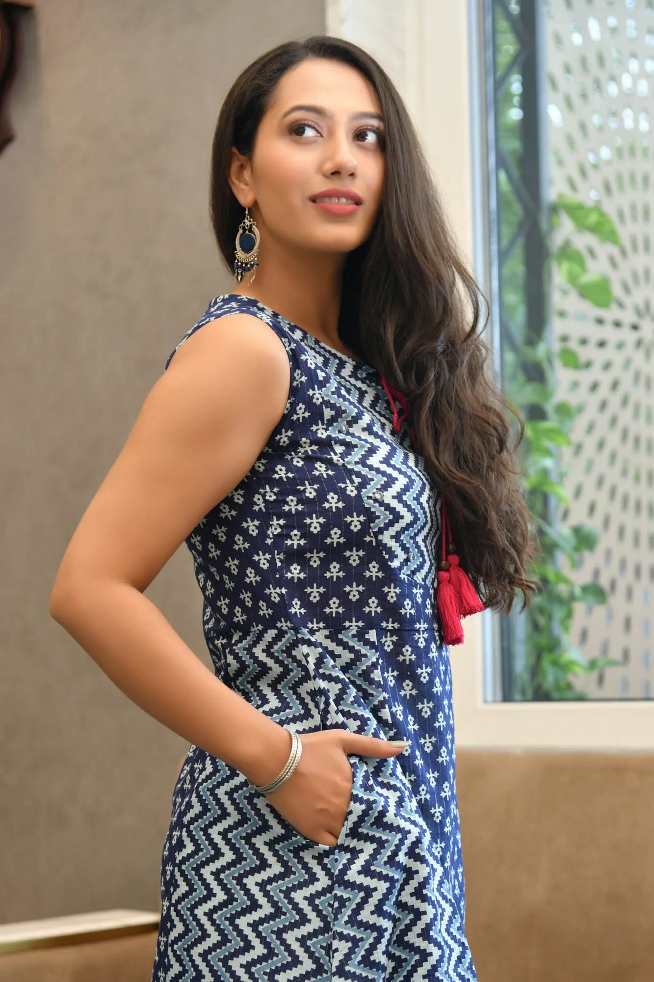 AAHELI ANVIKA PRINTED A-LINE KURTA