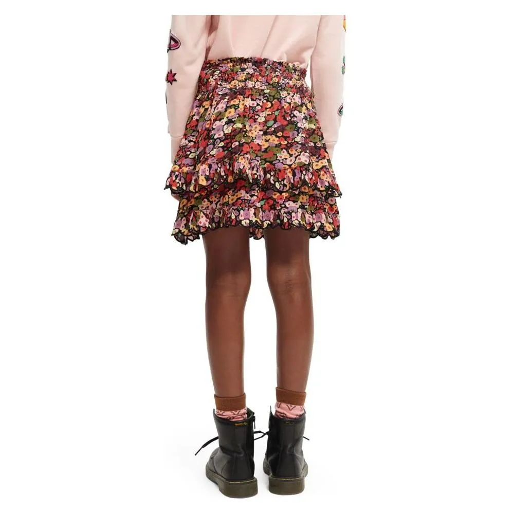 All-Over Printed Layered Skirts