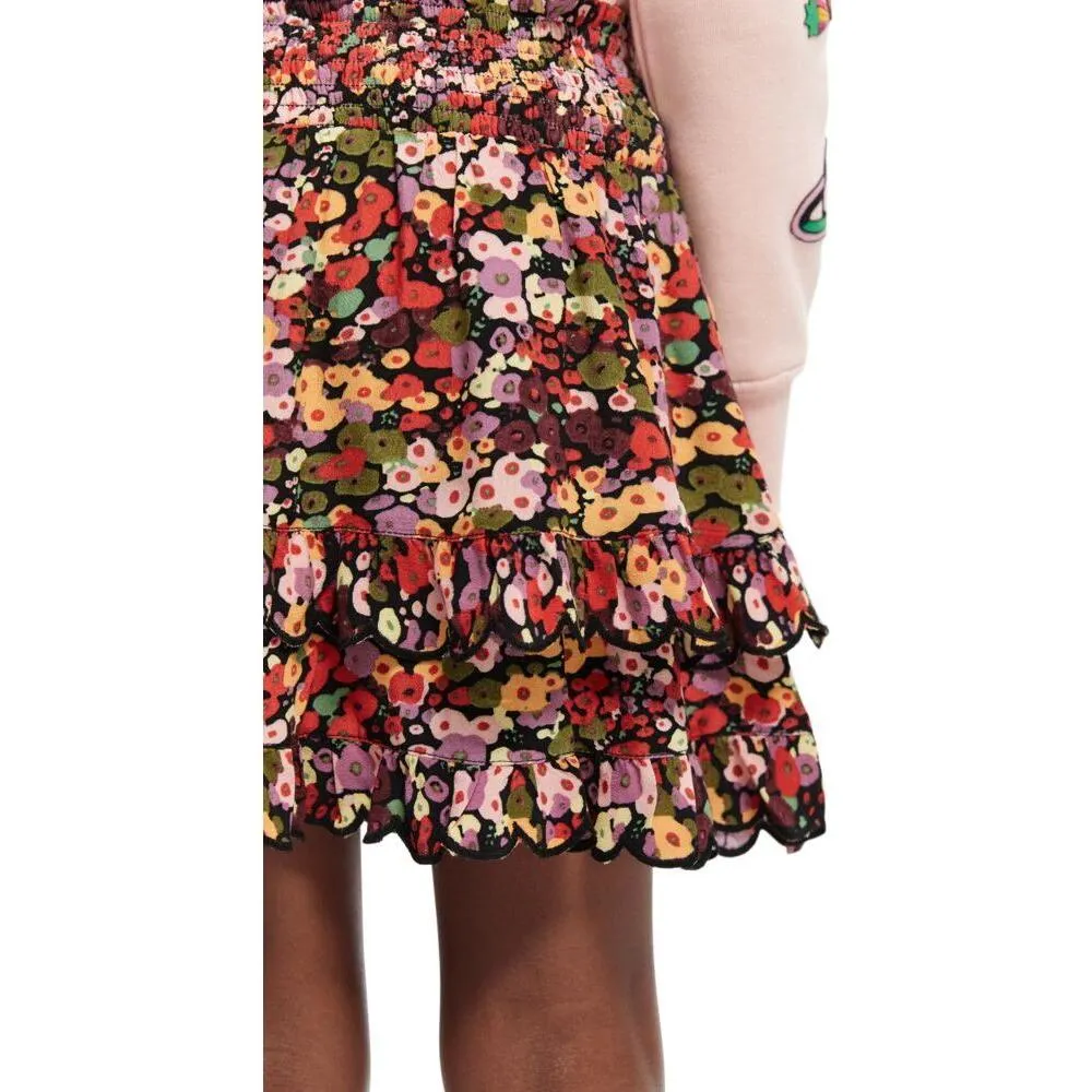 All-Over Printed Layered Skirts