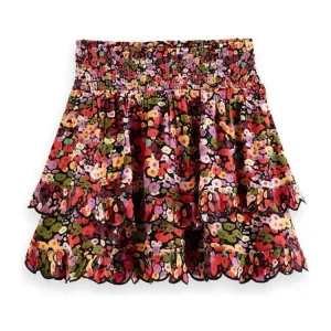 All-Over Printed Layered Skirts