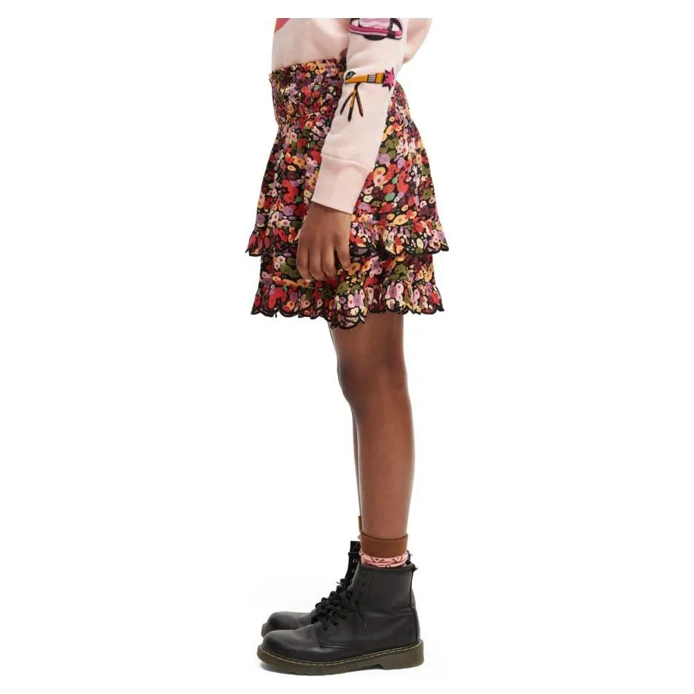 All-Over Printed Layered Skirts