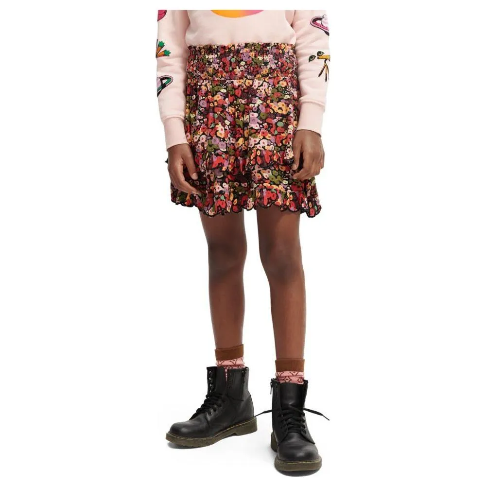 All-Over Printed Layered Skirts