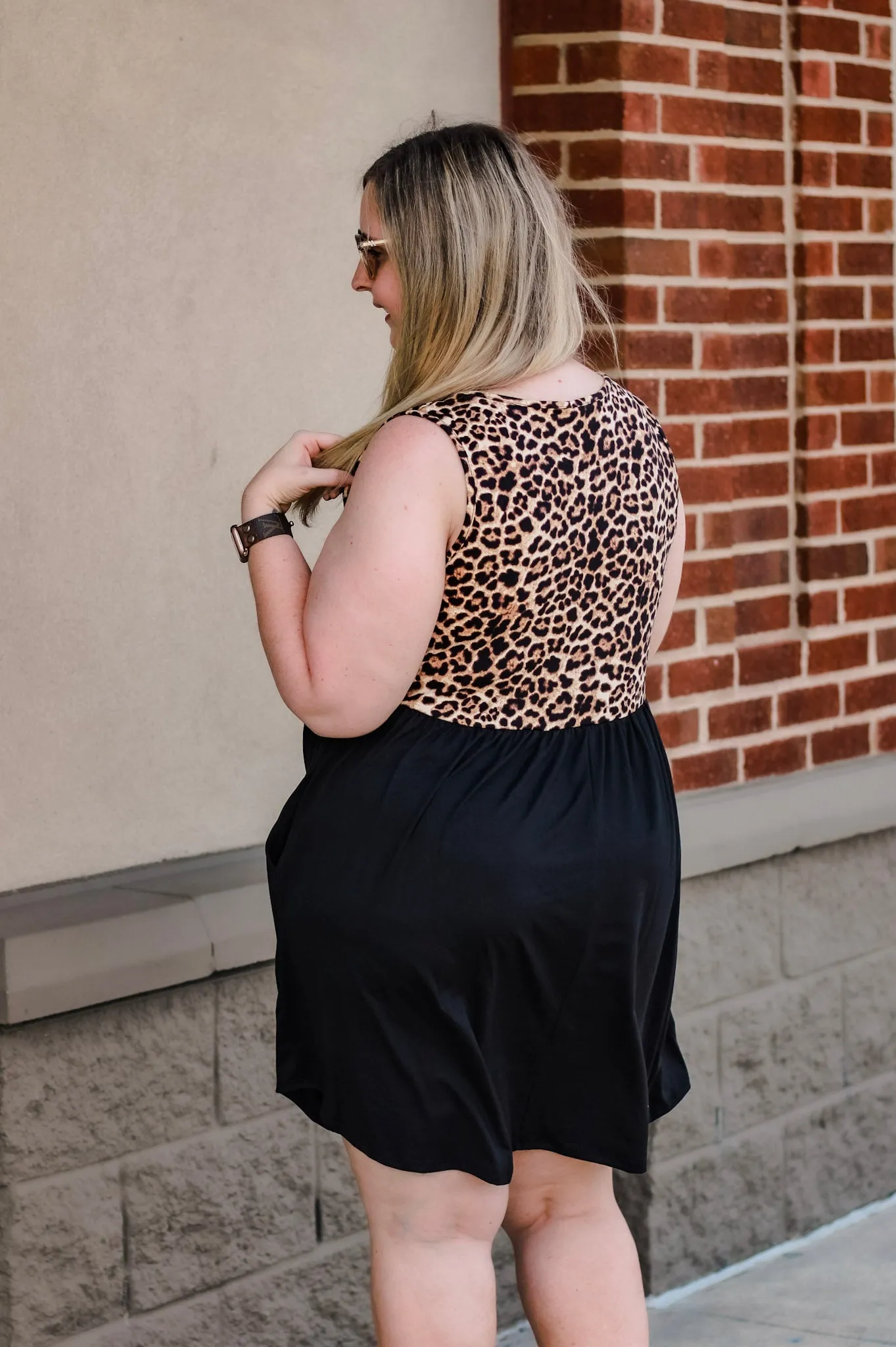 Almost Gone Leopard Tank Dress