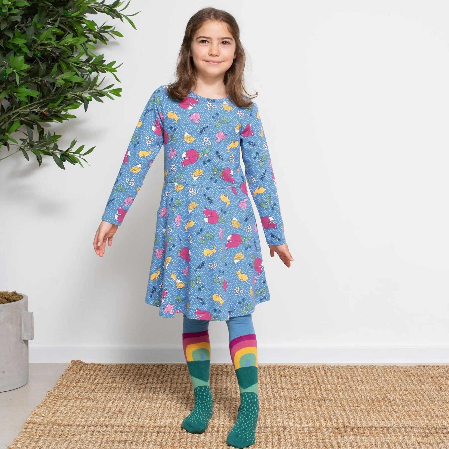 Animal Ramble Skater Dress