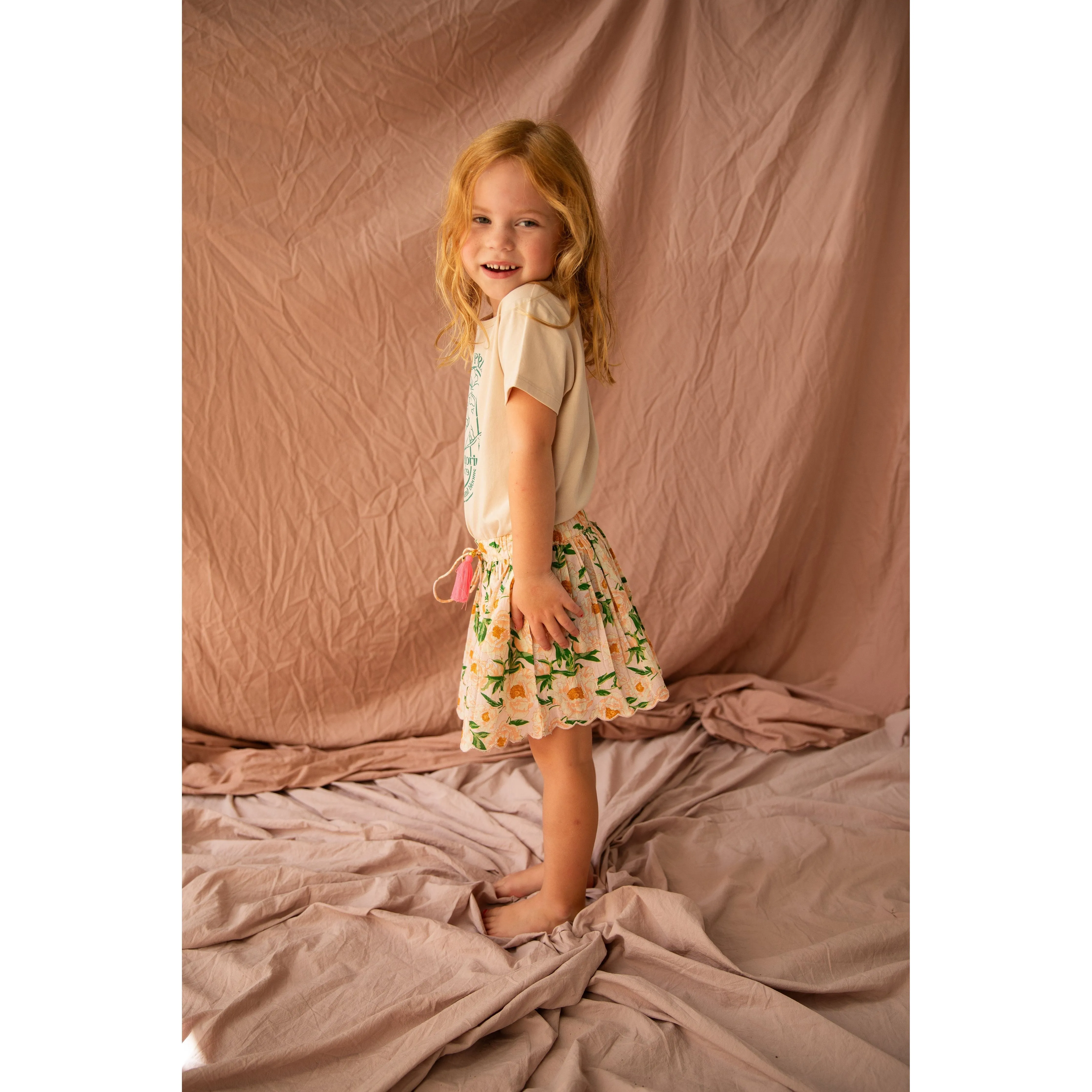 Anna Skirt-Soiree Bouquet Strawberry Sundae