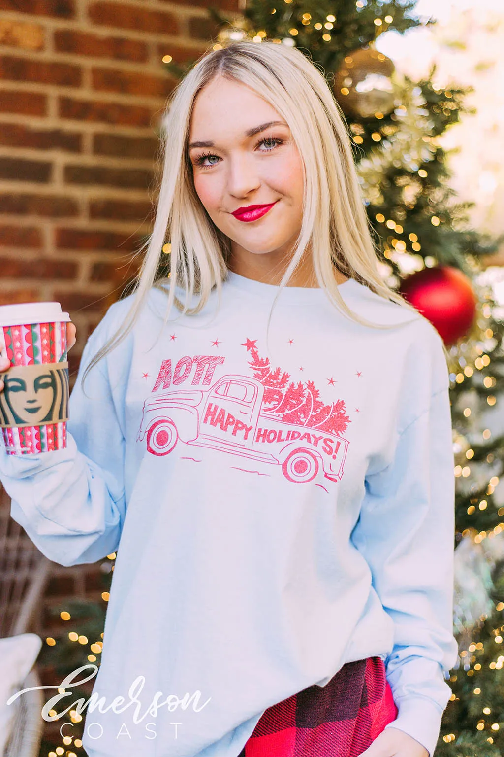 AOII Christmas Long Sleeve Tee