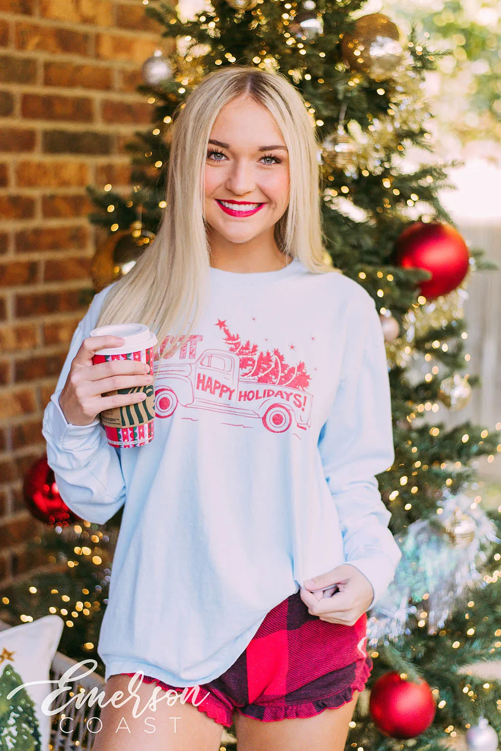 AOII Christmas Long Sleeve Tee