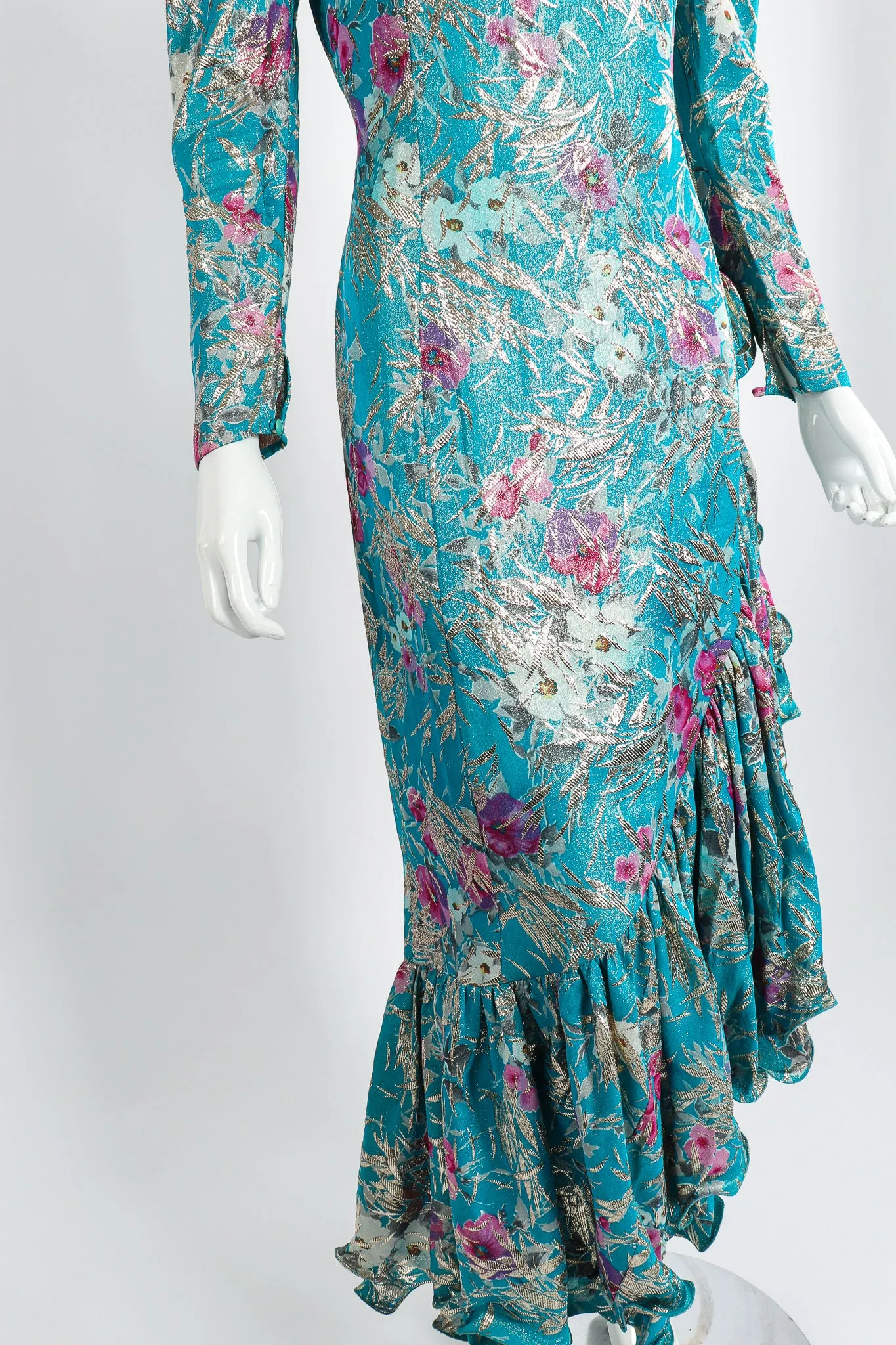 Asymmetrical Ruffle Hem Dress