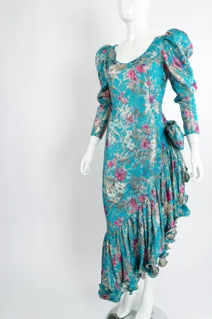 Asymmetrical Ruffle Hem Dress