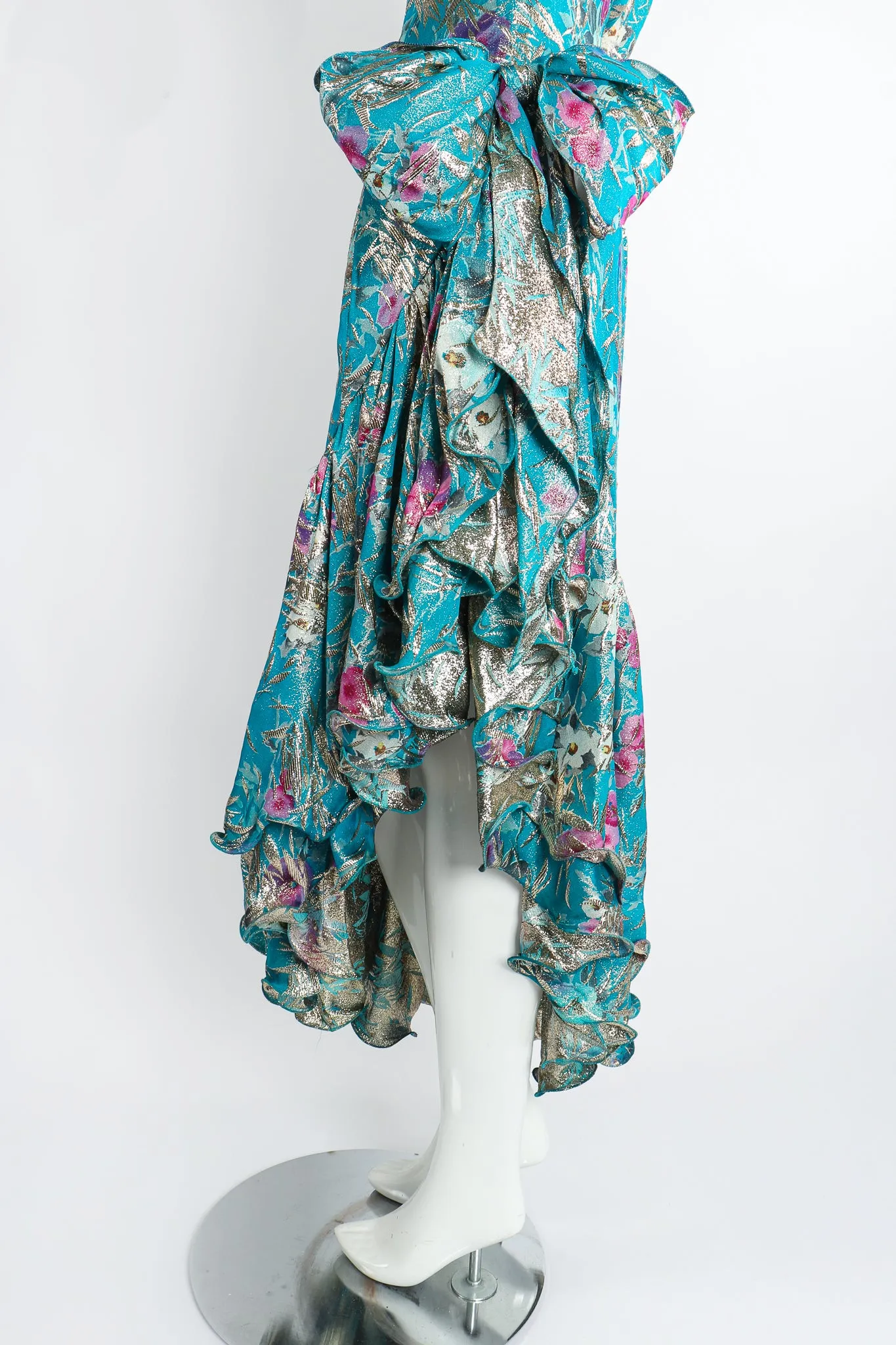 Asymmetrical Ruffle Hem Dress