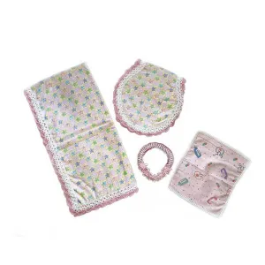Baby Blanket Pink Stars Gift Set