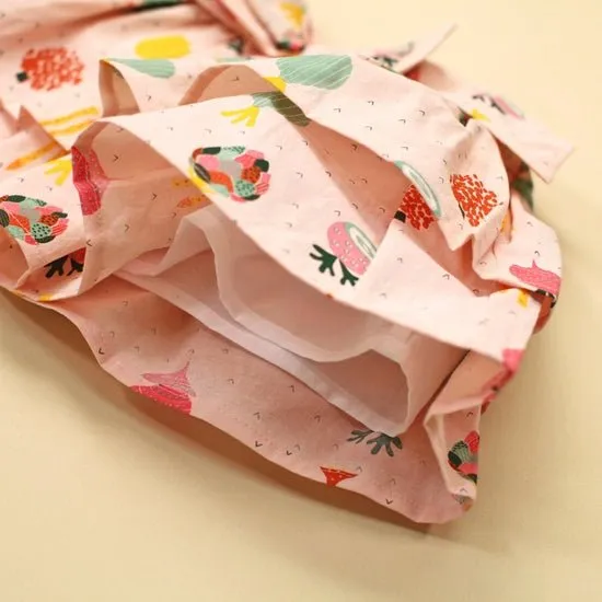 Baby Girl Two Tier Skirt with Bow (Organic Cotton)