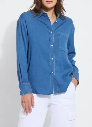 Bay Crop Chambray Shirt