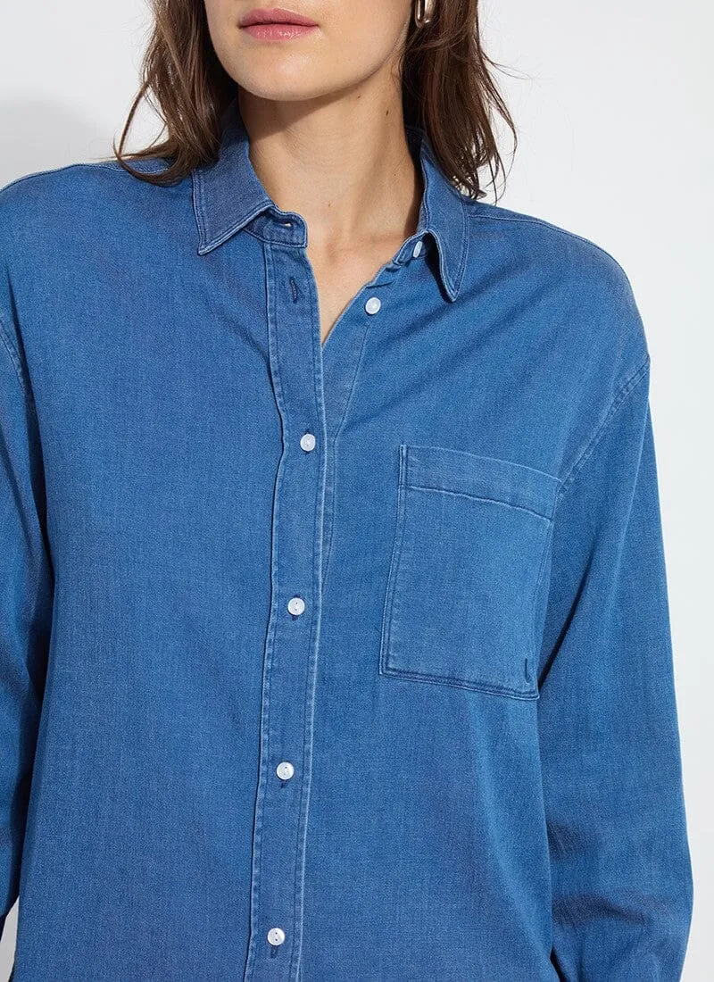 Bay Crop Chambray Shirt