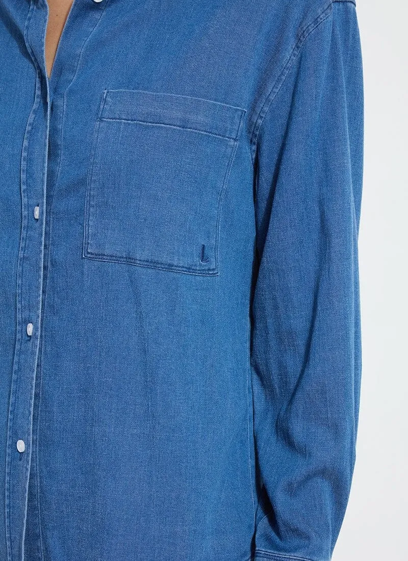 Bay Crop Chambray Shirt