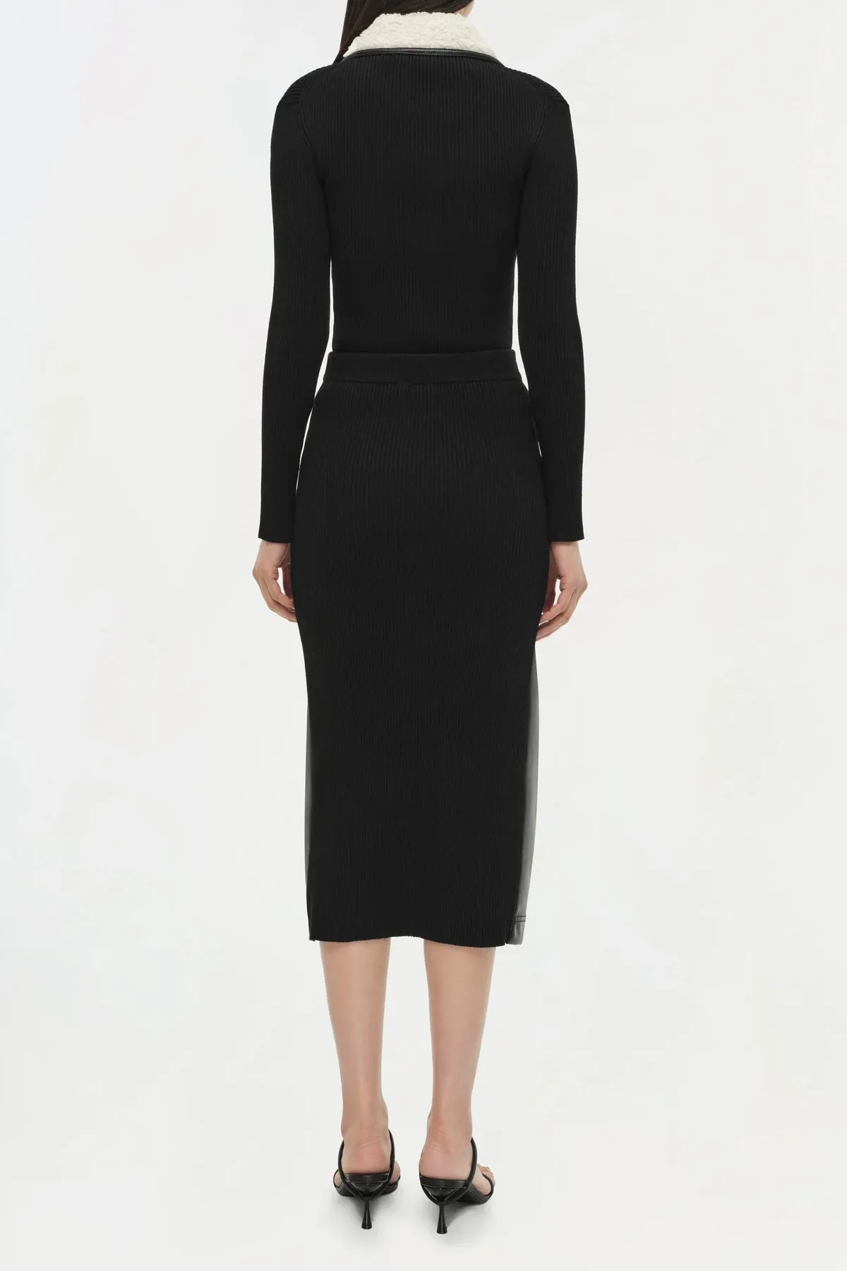Bianca Midi Skirt in Black