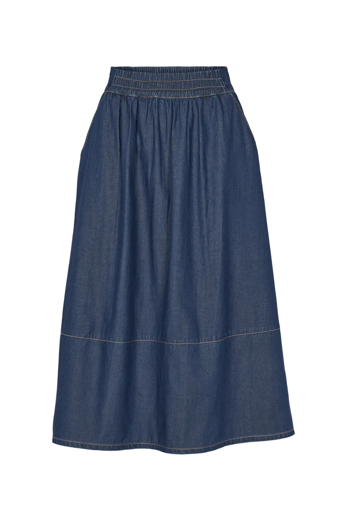 Bine Skirt - Mid Blue
