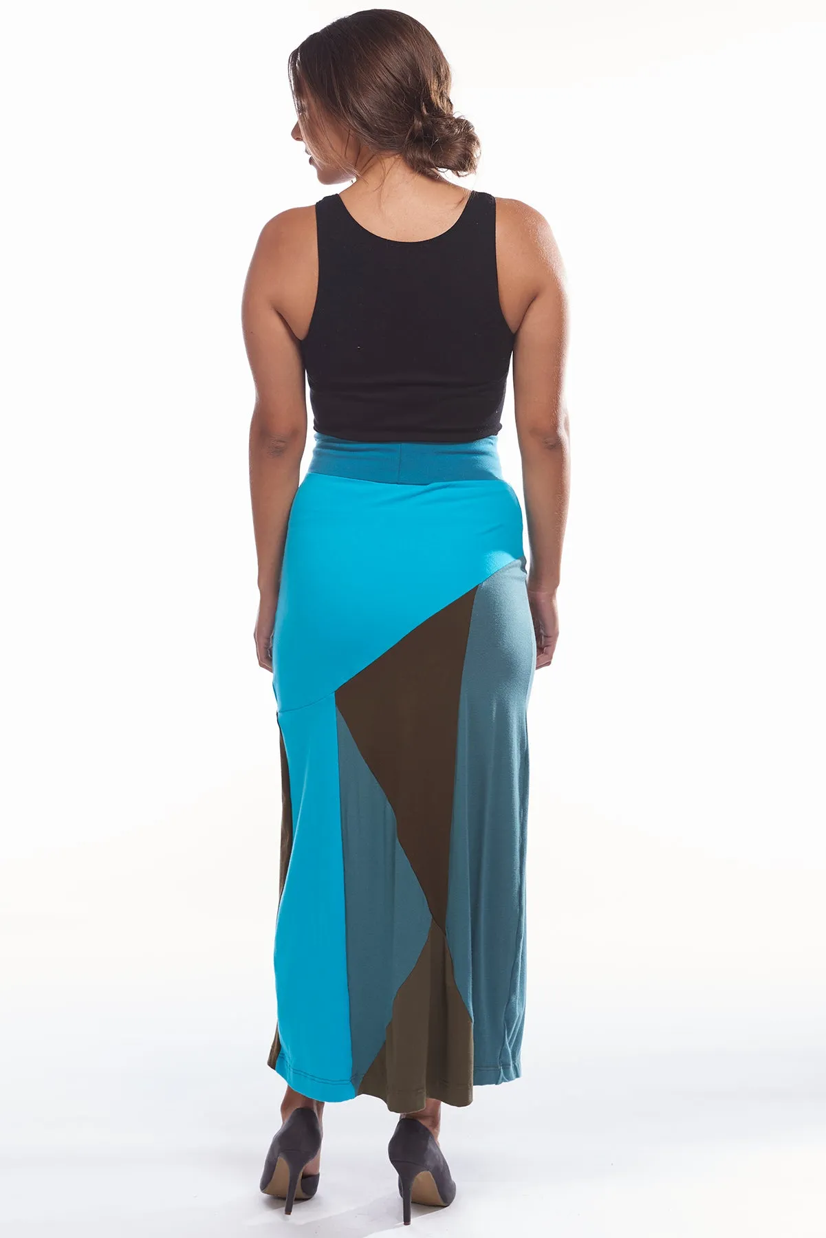 Blue Mosaic Skirt