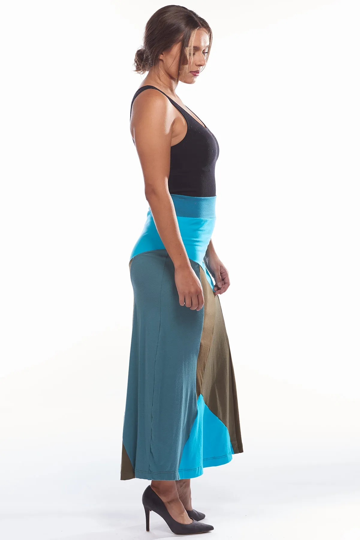 Blue Mosaic Skirt