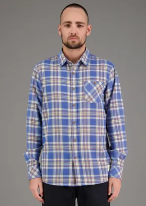 Boatyard Shirt Light Blue Brown Check