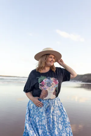 BOTANICAL TSHIRT - ACID WASH