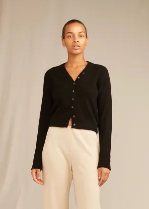 Buttoned Cardigan (Black)