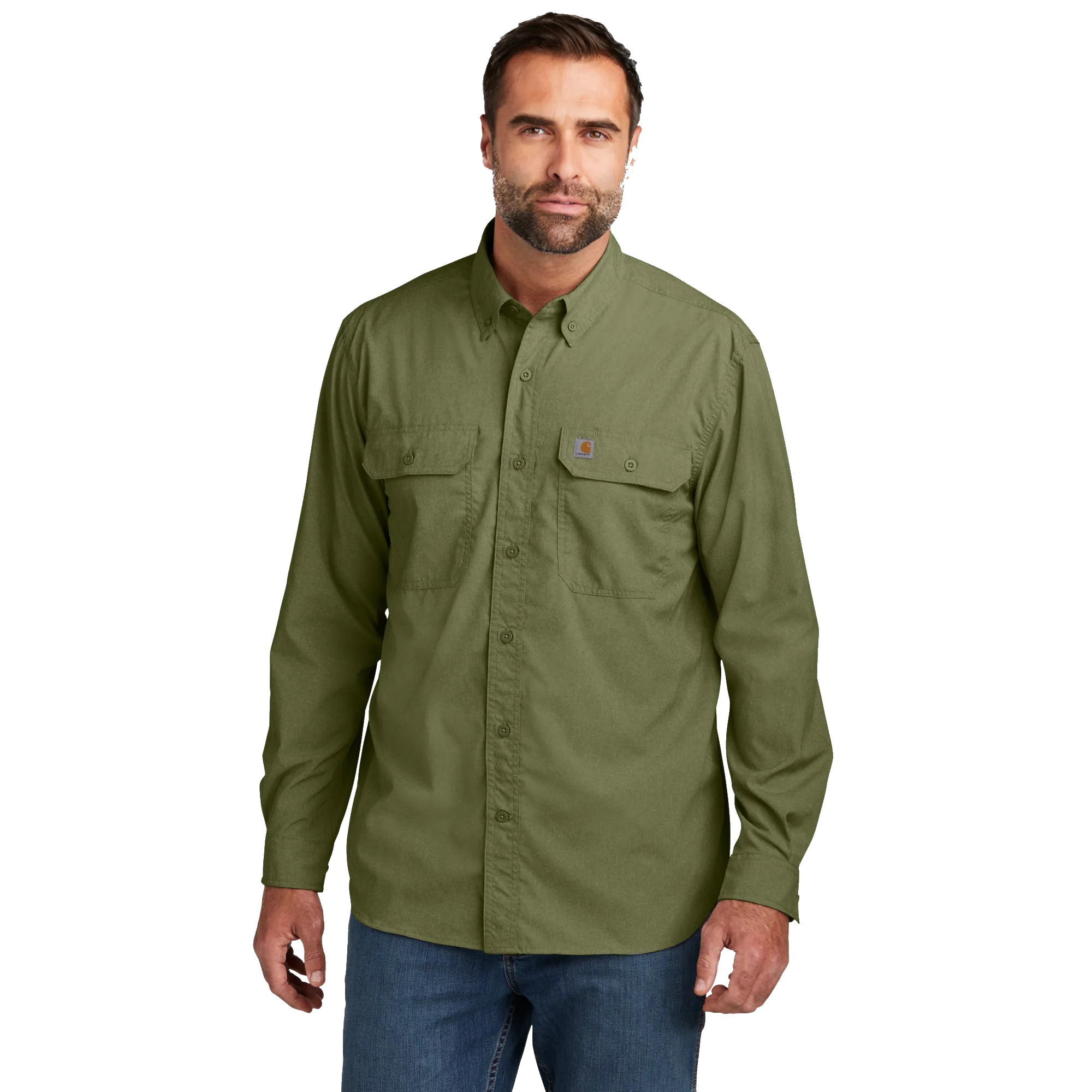 C2305 Mens Force Solid Long Sleeve Shirt