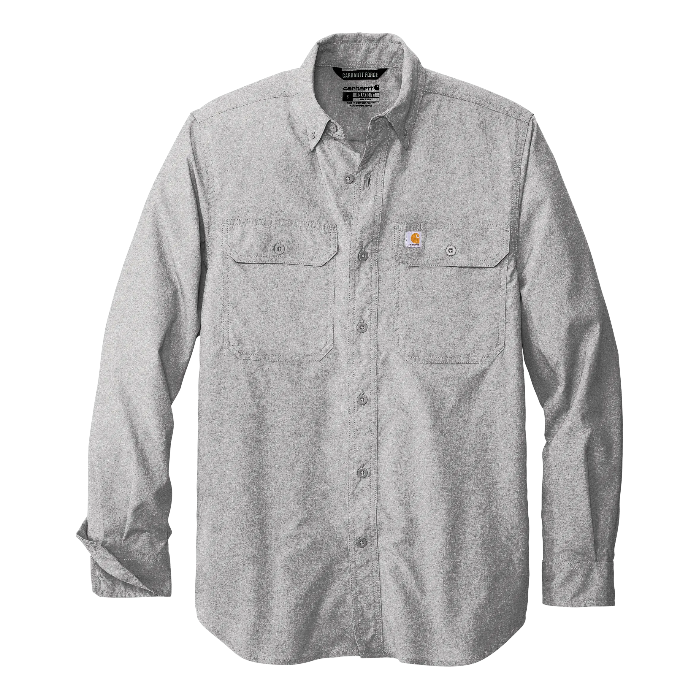 C2305 Mens Force Solid Long Sleeve Shirt