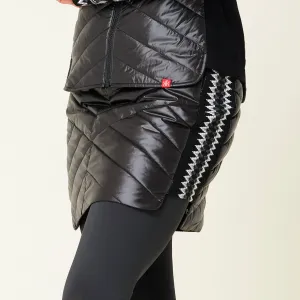 Carving Insulted Skirt  - Black Ziggy