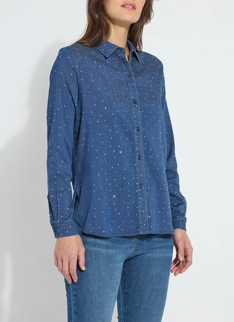 Cataleya Crystal St Chambray Shirt