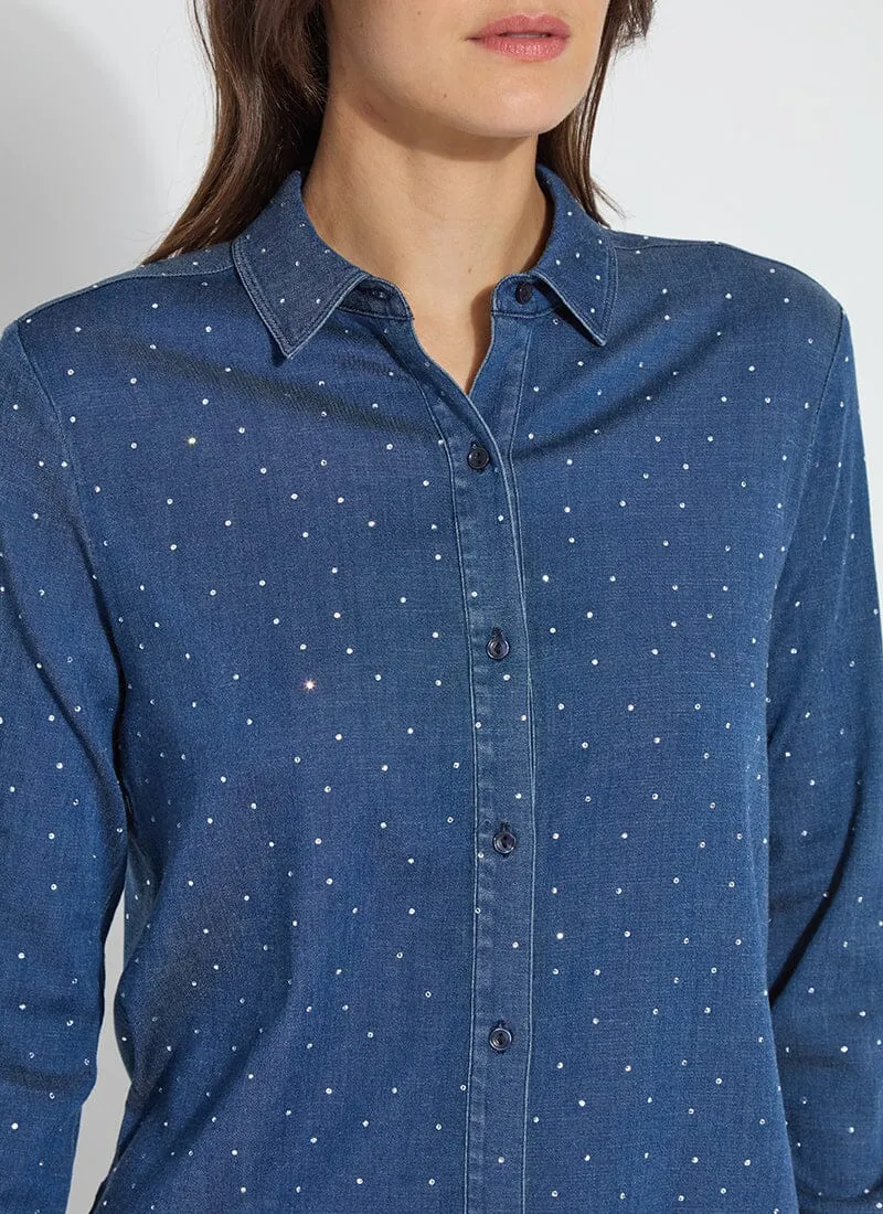 Cataleya Crystal St Chambray Shirt