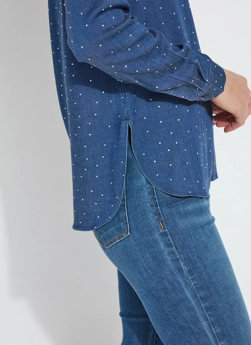 Cataleya Crystal St Chambray Shirt