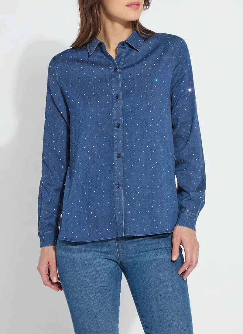 Cataleya Crystal St Chambray Shirt